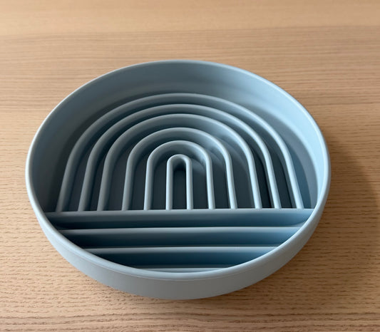 KAHU Slow Feeder Bowl - Coastal Blue